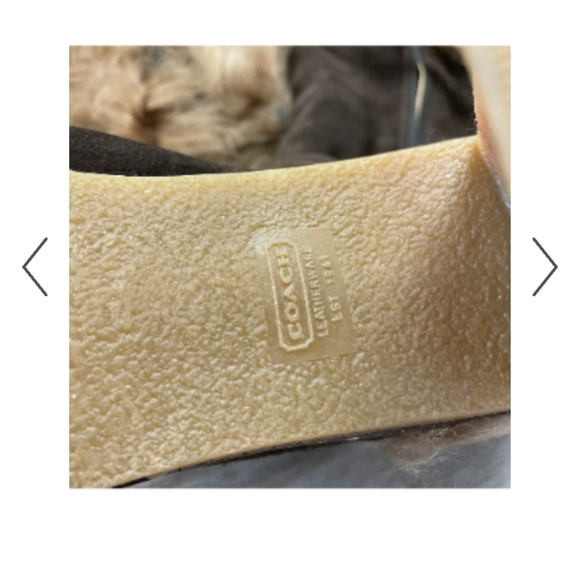 Coach ! Jessica suede and fur over the knee boots - Picture 4 of 4